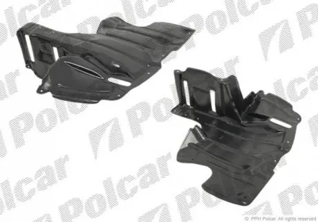 Защита под двигатель левый Polcar 812234-5