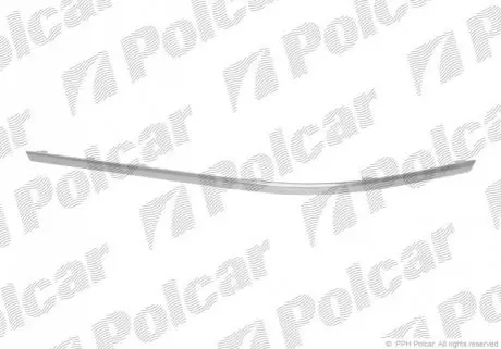 Молдинг бампера лівий Polcar 955596-5