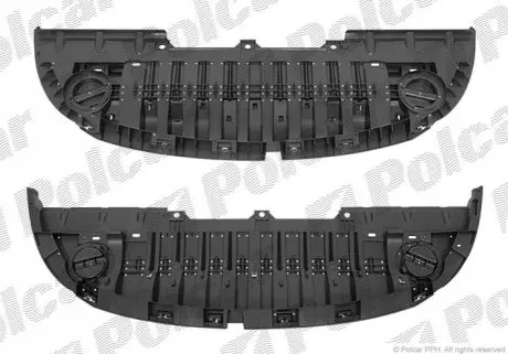 Защита бампера нижний Polcar 603534-5