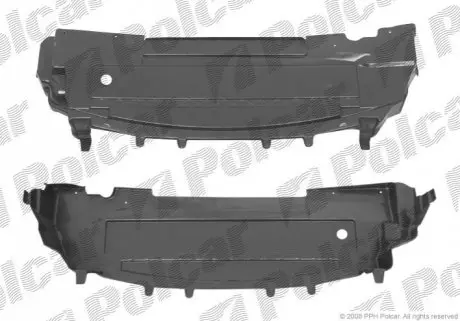 Защита бампера нижний Polcar 906034-7