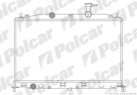 Радиатор охлаждения Polcar 400908-1