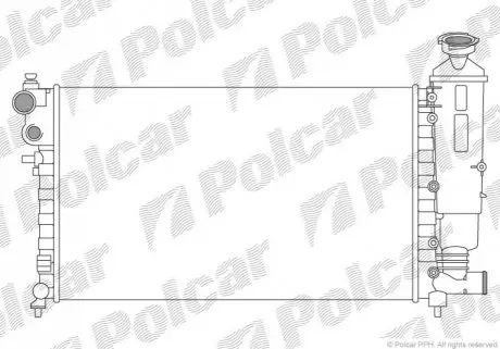 Радиатор охлаждения Polcar 230608A2
