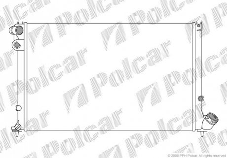 Радиатор охлаждения Polcar 574608-5 (фото 1)