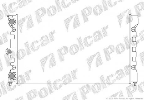 Радиатор охлаждения Polcar 952308-2