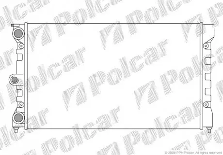 Радиатор охлаждения Polcar 952308-2