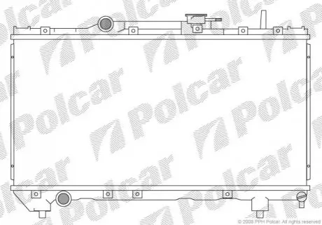 Радиатор охлаждения Polcar 812208-1