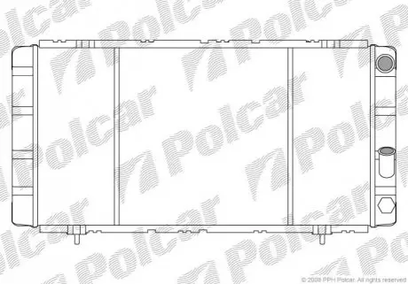 Радиатор охлаждения Polcar 602108-3