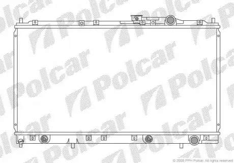 Радиатор охлаждения Polcar 522108-5