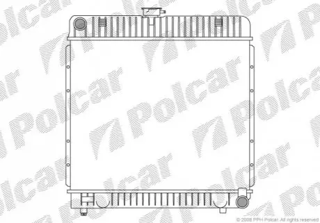 Радіатор охолодження Polcar 501308-1