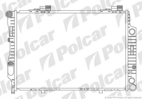Радиатор охлаждения Polcar 500208