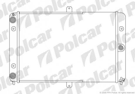 Радиатор охлаждения Polcar 440108-1
