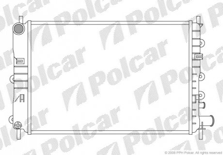 Радиатор охлаждения Polcar 320608A3 (фото 1)