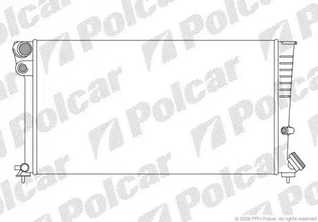 Радиатор охлаждения Polcar 235008A4