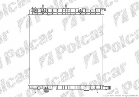 Радиатор охлаждения Polcar 231508-2 (фото 1)
