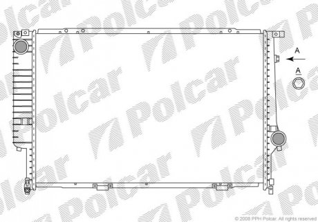 Радиатор охлаждения Polcar 201508-7 (фото 1)