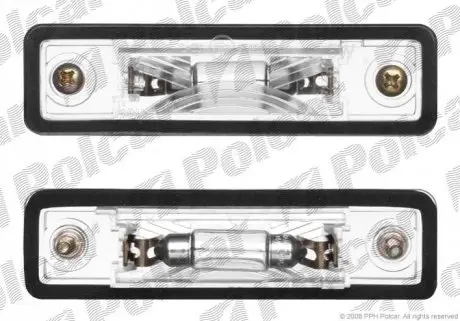 Фара номерного знака Polcar 5507957S