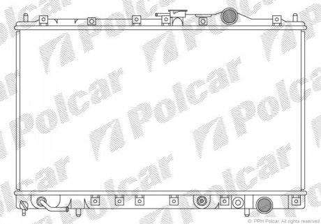 Радиатор охлаждения Polcar 523008-4