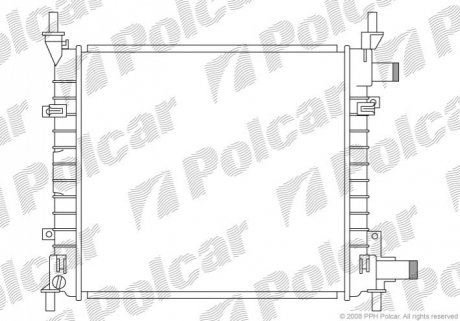 Радиатор охлаждения Polcar 320008A2 (фото 1)
