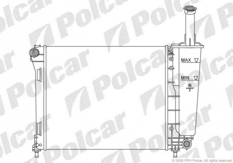 Радіатор охолодження Polcar 3035081X