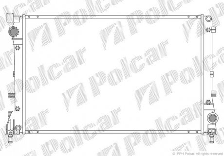 Радиатор охлаждения Polcar 3035084X