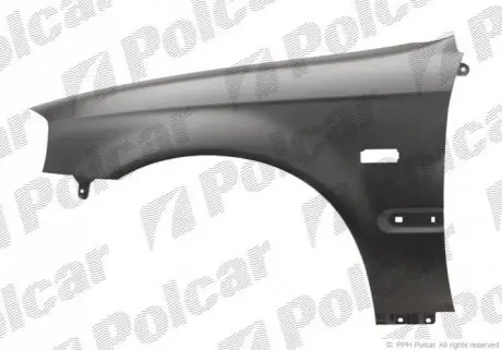 Крило переднє ліве Polcar 381201