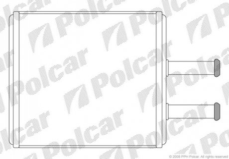 Радиатор обогрева Polcar 4102N8-1