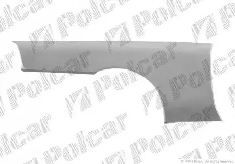 Фото крило заднє ліве Polcar 382083 Крило заднє ліве Polcar 382083