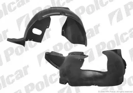 Подкрылок левый Polcar 6726FL-1