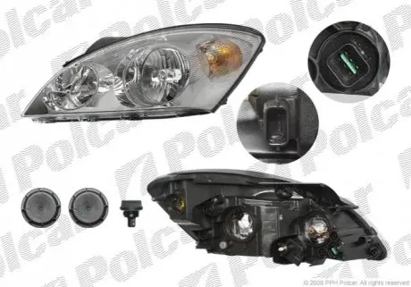 Фара основна Polcar 411409-E