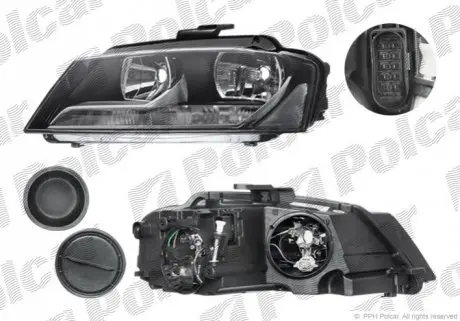 Фара основная Polcar 133210-H