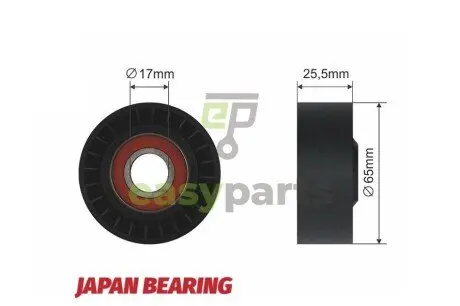 Ролик ручейкового ремня NTY RNK-FR-025