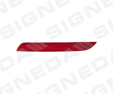 Відбивач в задній бампер Signeda ZBM1605R