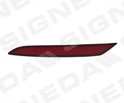 Відбивач в задній бампер Signeda SIN0354L