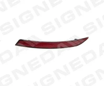 Відбивач в задній бампер Signeda ZVW1653BLK