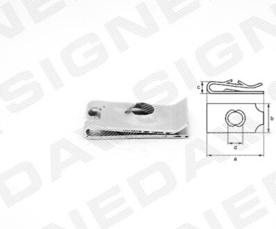 ПЛАСТМАСОВІ ТРИМАЧІ Signeda T76310