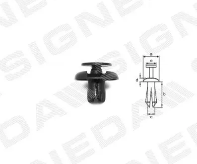 Пластмассовые держатели Signeda T115810