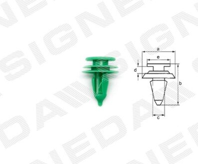 Пластмассовые держатели Signeda T73810