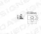 Пластмассовые держатели Signeda T190510 (фото 1)