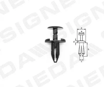 Пластмассовые держатели Signeda T153410
