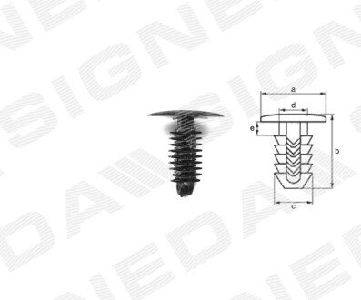 Пластмассовые держатели Signeda T482B10