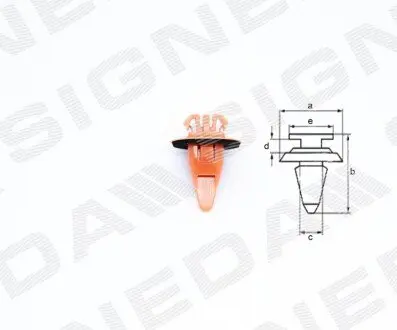 Пластмассовые держатели Signeda T102510