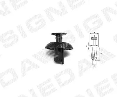 Пластмассовые держатели Signeda T132910