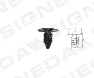 Пластмассовые держатели Signeda T135010