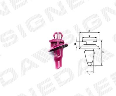 Пластмассовые держатели Signeda T162810