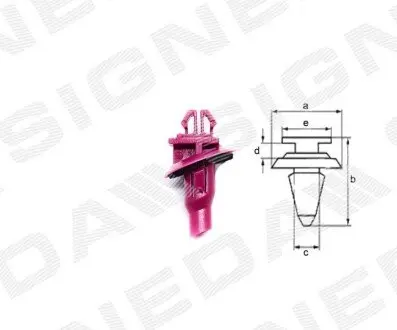 Пластмассовые держатели Signeda T162810