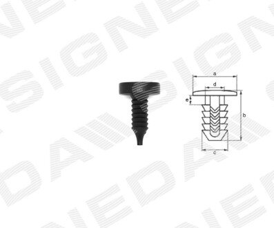 Пластмассовые держатели Signeda T209710