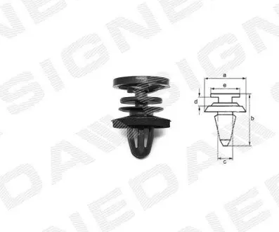 Пластмассовые держатели Signeda T223510