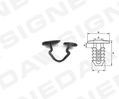 Пластмассовые держатели Signeda T35010