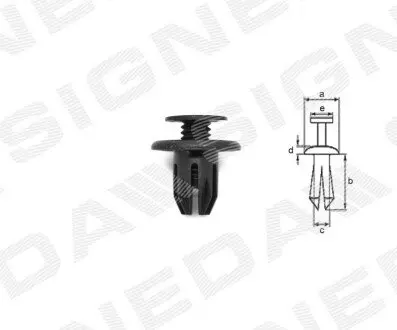 Пластмассовые держатели Signeda T39210