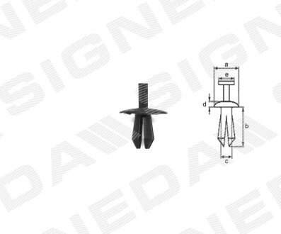 Пластмассовые держатели Signeda T39910